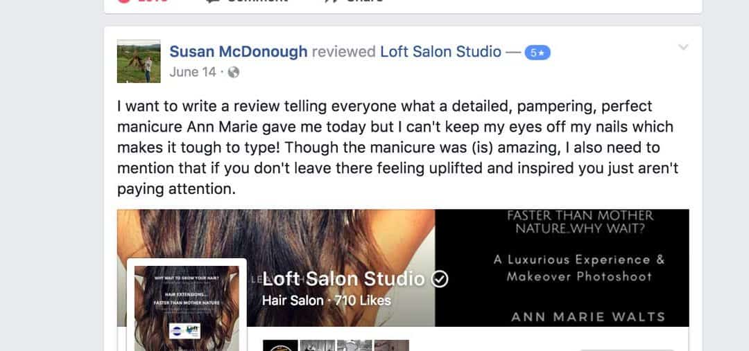 ⭐️⭐️⭐️⭐️⭐️ Review Of Loft Salon Studio -“The results were amazing!”