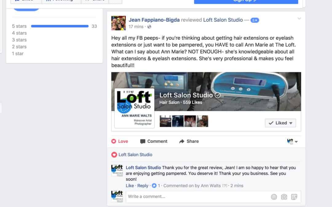 ⭐️⭐️⭐️⭐️⭐️Reviews Of Loft Salon Studio  – She’s very professional & makes you feel beautiful!!